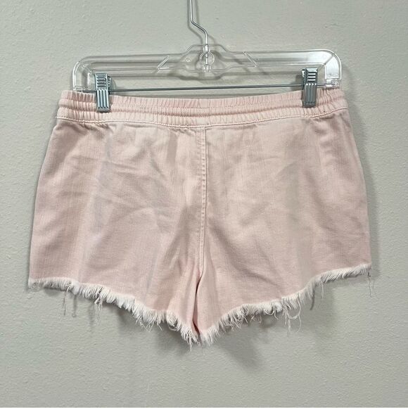 Aerie Raw Hem Light Pink Mini Shorts size MEDIUM - Picture 4 of 7